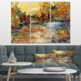 thumbnail image 1 of Art Design - Rivière dans la Forêt Peinture à l'Huile, 1 of 1
