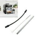 thumbnail image 1 of Coffee Machine Milk Tube, Coffee Machine Frother Hose Easy Installation with Cleaning Brush for Maintenance, 1 of 8