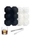 thumbnail image 1 of QINXIN Silicone 6 Grid Diamond Ice Cube Mold With Covers Homemade Reusable Easy Release Ice Ball Maker, 1 of 7