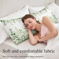 thumbnail image 6 of Green Eucalyptus Body Pillow Cover 20x54, Farmhouse Botanical Leaves Decorative Pillowcase with Zipper, Microfiber Pillow Protector, Soft Breathable Long Lumbar Pillowcases for Women, 6 of 9