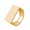 Gold, variant on Hip Hop Wide Cuff Bangle/Finger Ring Stylish Geometric Jewelry for Women and Men