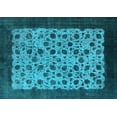 thumbnail image 1 of Ahgly Company Indoor Rectangle Oriental Light Blue Industrial Area Rugs, 7' x 9', 1 of 4