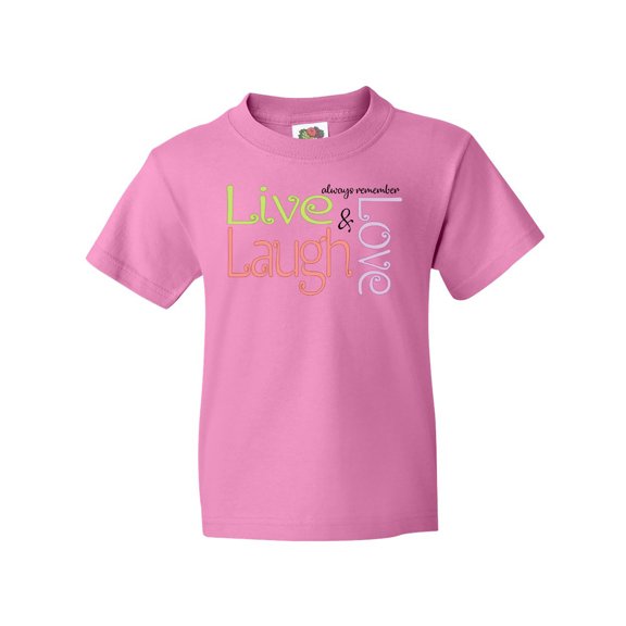 Inktastic Live, Laugh, Love Youth T-Shirt
