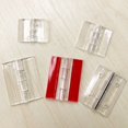 thumbnail image 2 of Sylvtty 1/5Pcs Acrylic Clear Hinges Self-Adhesive Folding Hinges Simple Installation Cabinet Drawer Replacement Hinges Hardware Tools, 2 of 7