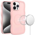 thumbnail image 2 of XPM for Apple iPhone 14 Pro Max Phone Case, Grip Hand Magnetic Hybrid Case Shockproof Protection Matte Skin Rubber TPU + PC Cover for iPhone 14 Pro Max (Pink), 2 of 9