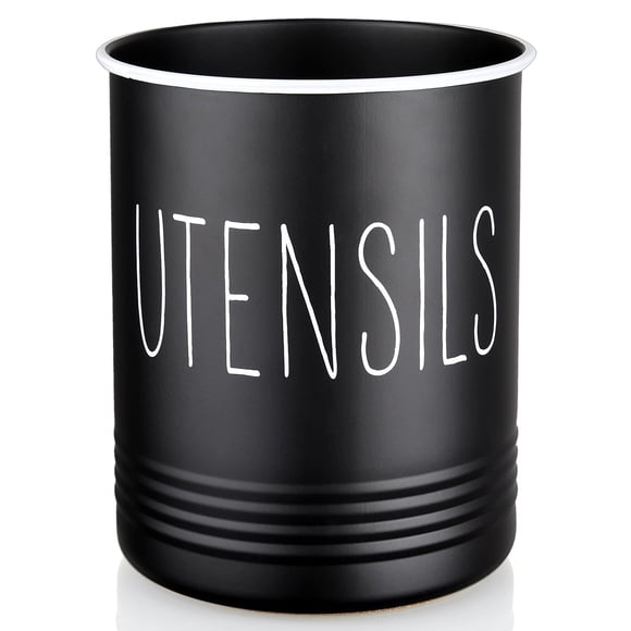 Soporte para utensilios Bivclaz de 6.7 pulgadas para encimera de cocina, negro