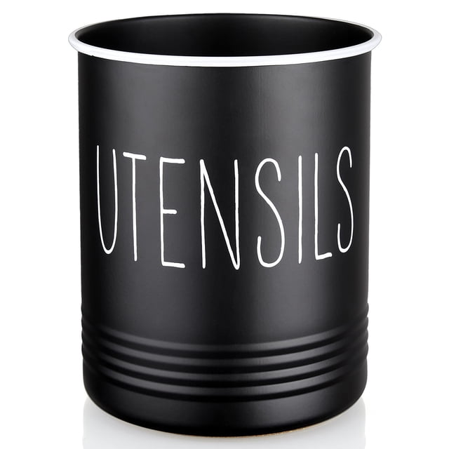Soporte para utensilios Bivclaz de 6.7 pulgadas para encimera de cocina, negro