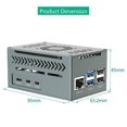 thumbnail image 4 of Aluminum Case For Raspberry Pi 5, With 4010 Pwm Fan And Copper Heatsinks , Support X1000/x1001/x1003/n04/n05, 4 of 5