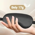 thumbnail image 4 of Tisoloow Silk Sleep Mask for Sleeping with Adjustable Strap Satin Blackout Sleeping Eye Mask for Men&Women Soft Eye Cover Eyeshade for Night Sleeping Black&Grey&Green&Pink One Size, 4 of 9