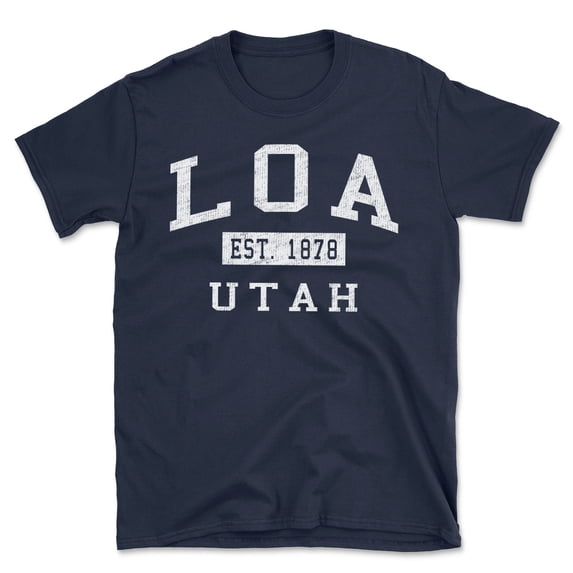 Loa Utah Classic Established Men's Cotton T-Shirt