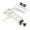 White 1, variant on Record Player Headshell Phonograph Turntable Replacement Headshell with 4pcs Lead Wires for Record Player