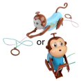 thumbnail image 1 of Novelty Mini Funny Climbing Rope Plastic Monkey Kids Relieve Boredom, 1 of 5