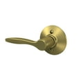 thumbnail image 3 of Schlage F170 DEL 608 LH Left Handed Delfayo Door Lever with Standard Trim, One-Sided Non-Turning Dummy Handle, Satin Brass, 3 of 4