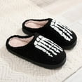thumbnail image 7 of Fuzzy Slippers For Women Couple Models Winter Halloween Pattern Cotton Slippers Men Comfortable Home Warm Slippers Warm Cozy Winter House Slippers Bedroom Indoor House Shoes, 7 of 7