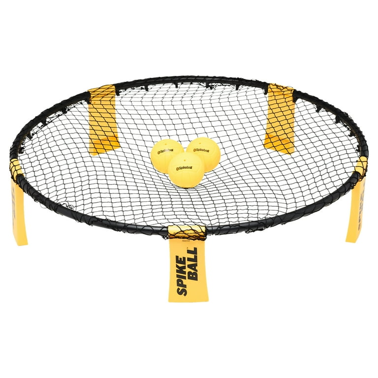 Spikeball Standard 3 Ball Kit with Adjustable Net & Balls - Portable  Roundnet Game