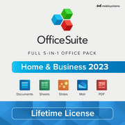 OfficeSuite Home & Business | Lifetime License | Documents, Sheets, Slides, PDF, Mail & Calendar for Windows