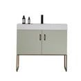 thumbnail image 2 of Veemon 36" Pine Mist Dual Mount Bathroom Vanity, 2 of 10