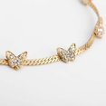 thumbnail image 4 of Bohemian Butterfly Choke Necklace Diamond Inlaid Snake Bone Chain Necklace Insect Bohemian Ball Party Women and Girls Ac, 4 of 5