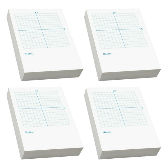 Masteelf  4 Books Math Drawing Papers Graphing for Number-line Exercise