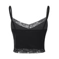 thumbnail image 4 of Chaleco de costura de encaje a la moda para mujer, camisetas sin mangas, blusa informal, Tops Pompotops  lopia995124, 4 of 9