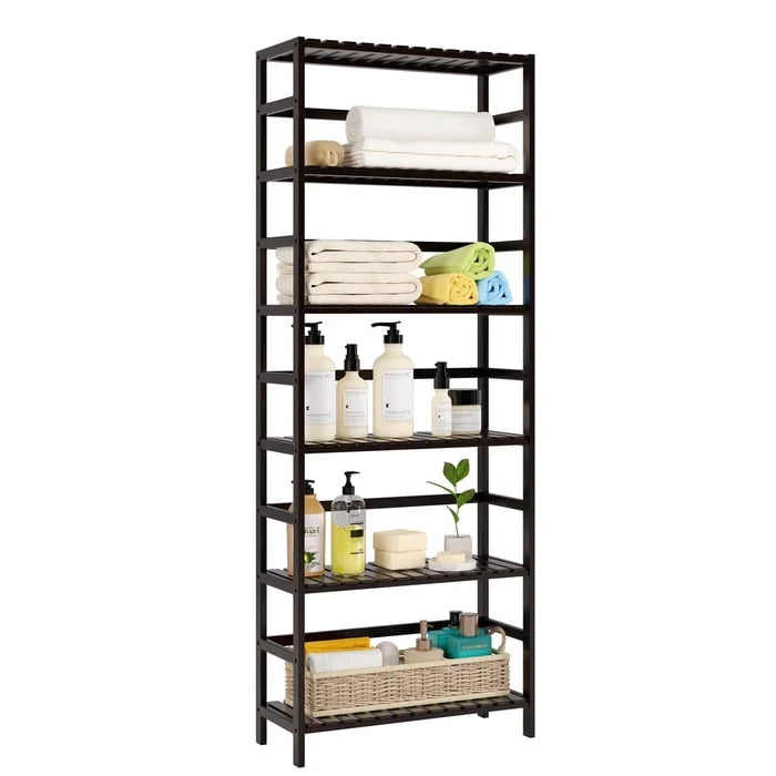 Homecho 6 Tier Storage Shelves for Bathroom Balcony Kitchen, Plants