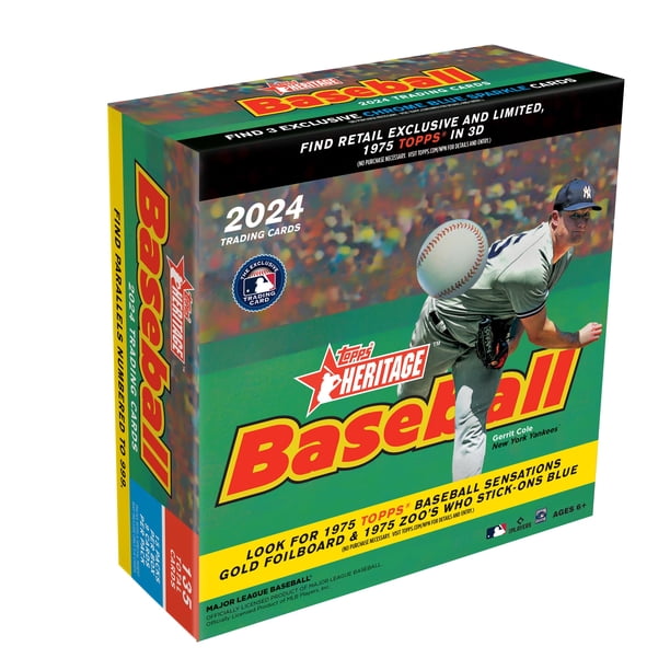 Tarjetas de béisbol Topps 2024 Heritage Retail Monster Box