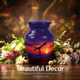 thumbnail image 6 of JAGASY Telescope Handmade Urns for Ashes Keepsake, Purple Small Urn for Ashes Adult Male, Mountain Decorative Urns for Sister, Sunset Tiny Cremation Urn for Brother, (3 Inch), 6 of 7