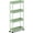 Green, variant on EASHZMFYTBF 4-Tier Slim Rolling Storage Cart Storage Cart Organizer Rolling Utility Cart, Mobile Shelving Unit Slide Out Storage Shelves for Kitchen Living Room Bathroom Laundry Room,Black