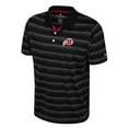 thumbnail image 2 of Men's Colosseum  Black Utah Utes Milk Steak Polo, 2 of 3