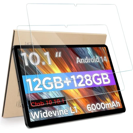 elitegadget 2 Pack Screen Protector For Callsky-Tab Android Tablet, 10.1 inch Android 15 Tablet (Cpad 10) - Tempered Glass Film High Definition 9H Hardness