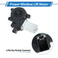 thumbnail image 4 of Unique Bargains Left Front,Left Rear Power Window Regulator Lift Motor for Mazda 2014-2018 3 L4 2.0L Hatchback No.BHP15958X 2 Pin Car Window Glass Lift Motor, 4 of 8