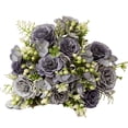 thumbnail image 2 of Sunsanly 1 Bunch Artificial Flowers, Fake Peony Silk Hydrangea Bouquet Decor Plastic Carnations Realistic Flower Arrangements Wedding Decoration Table Centerpieces, 2 of 8