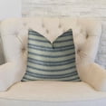 thumbnail image 2 of Plutus PB11156-2030-SP 20 x 30 in. Queen Size Stone Manor Indigo Handmade Throw Pillow - Navy & Cream, 2 of 3