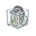 thumbnail image 4 of 5" Deluxe Clear Acrylic Square Cube Bin for Counter,4-Pack, 4 of 5