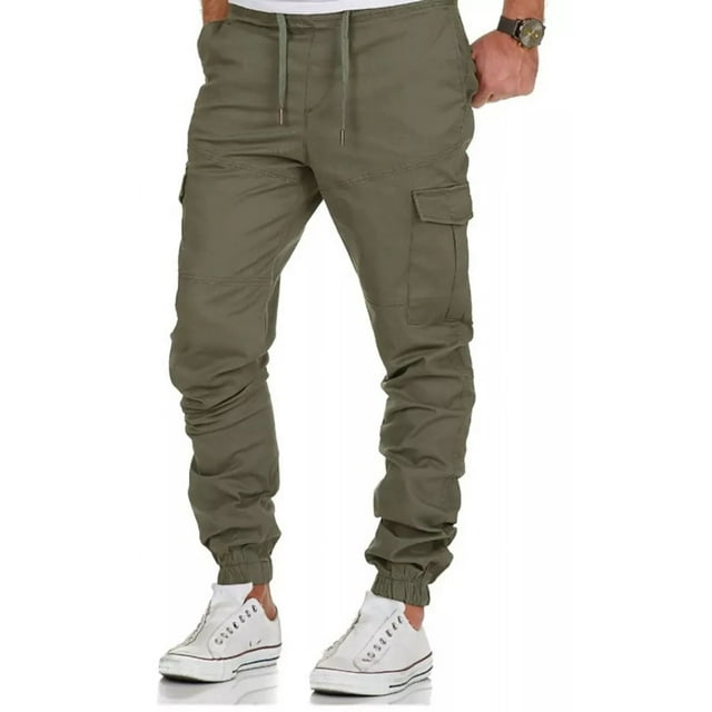 Mycity® Pantalón Jogger Cargo Jeans Para Hombre Casual