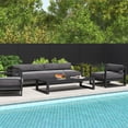 thumbnail image 4 of Gymax 48'' W x 48'' H Outdoor Privacy Fence Screen 4 Panels Air Conditioner Fence with Galvanized Metal Ground Stakes, 4 of 10