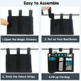 thumbnail image 6 of Multi - Pocket Hanging Bedside Storage Bag for Bunk Beds, Chairs, and RVs, 6 of 6