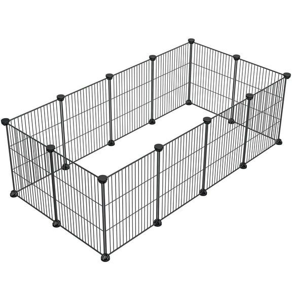 LURIVA DIY Small Animal Playpen, Pet Playpen, Guinea Pig Cages, Rabbit Playpen, Small Animal Cage, Dog Playpen, Puppy Playpen, Indoor Portab