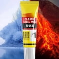 thumbnail image 5 of Waterproof Sealant Caulk 120ml Plastic Steel Mud White Caulking Paste Quick Drying Shrink Crack Proof Silicone Alternative for Kitchen Bathroom Window Tile Repair, 1-Pack, 5 of 9