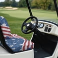 thumbnail image 6 of Pzuqiu Golf Cart Accessories Easy to Clean, Compatible with Outdoor Golf Carts, Golf Cart Seat Cover Fit for Most Golf Carts 2 Person Seats Golf Carts, 6 of 9