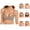 Dark Gray, variant on Wireless Push Up Bras for Women Seamless No Underwire Back Fat Support Comfort Soft Bralettes Everyday Bra