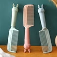 thumbnail image 5 of Visland Styling Comb Smooth Frizz Anti-static Anti-knot Relieves Scalp Pressure Lovely Bunny Scalp Massage  Hair Detangling Brush Salon Supply, 5 of 5