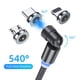 thumbnail image 2 of 540 grados giratorio magnético tipo c cable de carga rápida imán cargador micro usb-c cable para iphone xiaomi teléfono móvil cable de alambre, 2 of 4