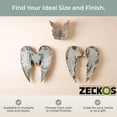 thumbnail image 6 of Zeckos Resin Wings of Protection Wall Sculpture 11 inch Set of 2, 6 of 9