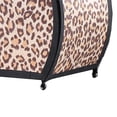 thumbnail image 4 of Benjara Wigi 12" Accent Lamp- Purse- Cheetah Animal Print- Brown Black Faux Fur, 4 of 6
