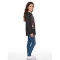 thumbnail image 3 of Wonder Nation Girls Graphic NASCAR Tee with Long Sleeves, Sizes 4–18, 3 of 8