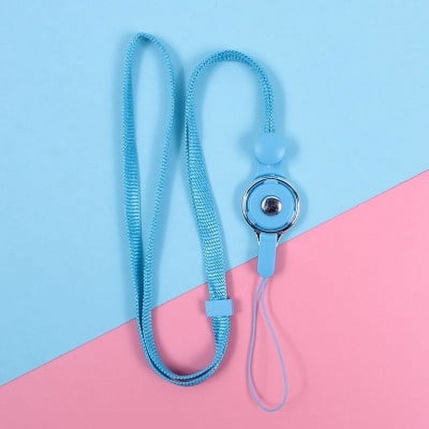 Cordón para teléfono móvil de segunda generación, cuerda plana, anillo para colgar en el cuello, cordón universal para teléfono móvil, dos en uno, de doble uso