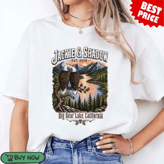 Jackie and Shadow Big Bear Lake Bald Eagle Nature T-Shirt