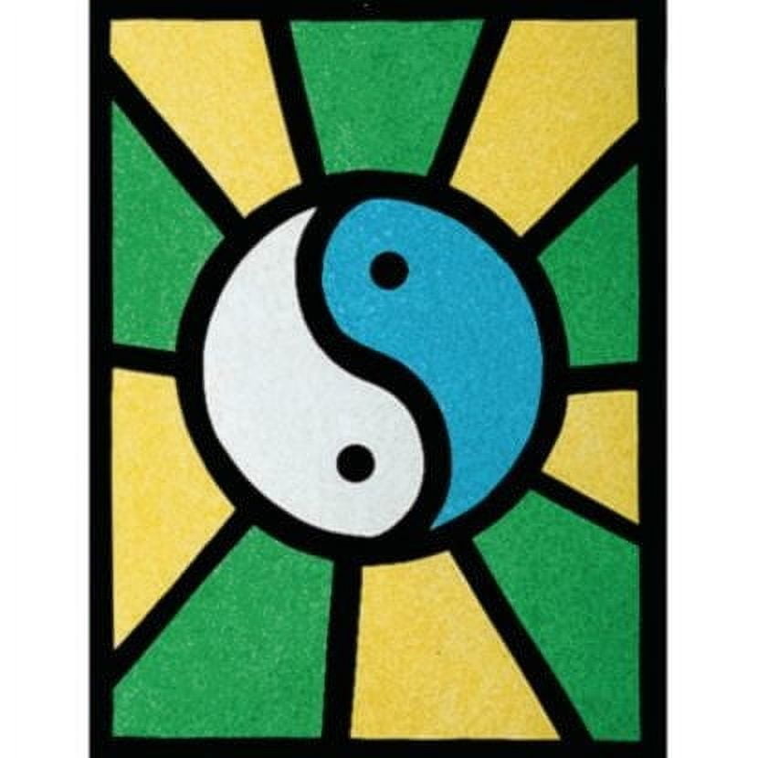Colorlite Stained Glass Windows Craft Kit (Pack of 50)