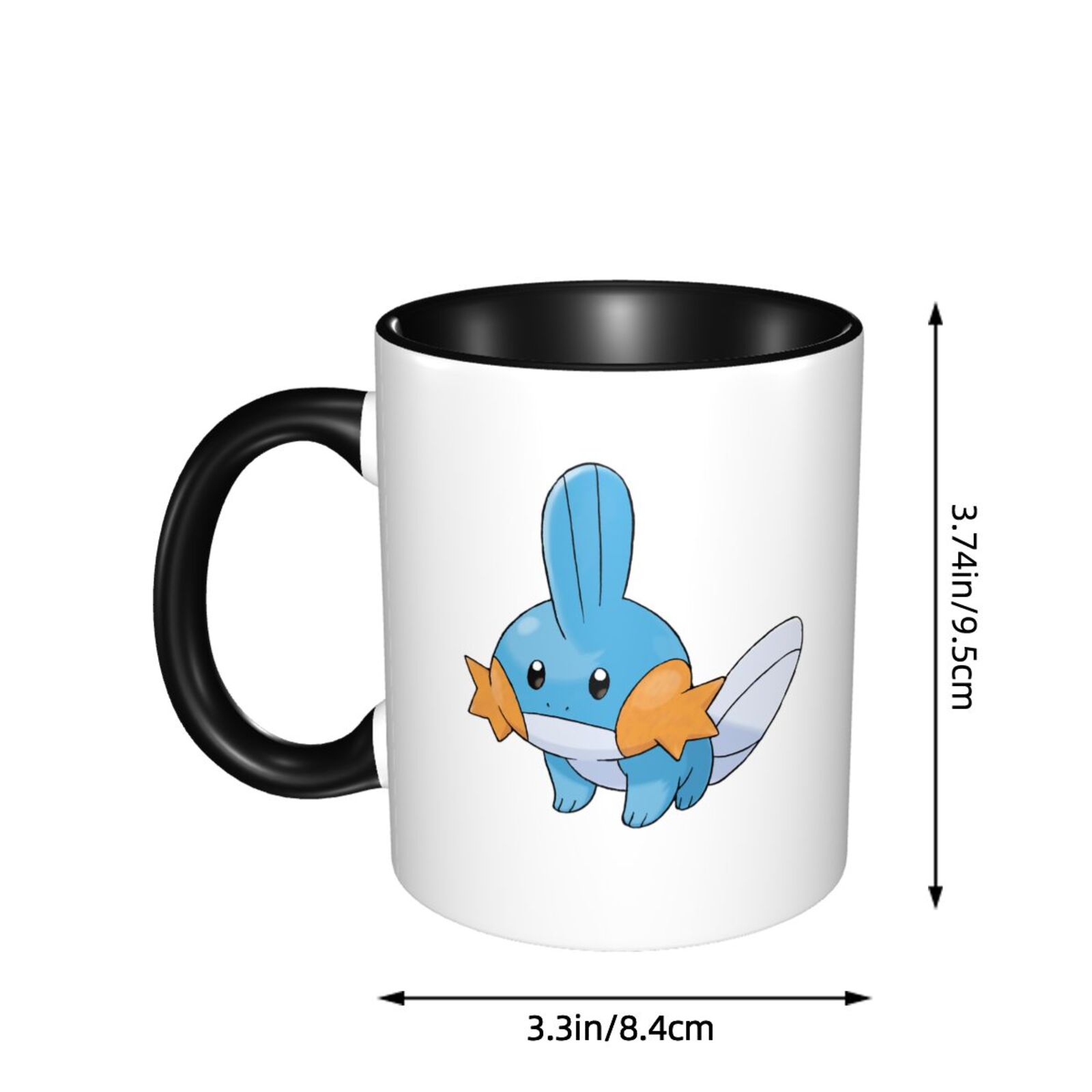 Mudkip Ceramic Coffee Mug 11 oz Classic Drinking Cups with Handle